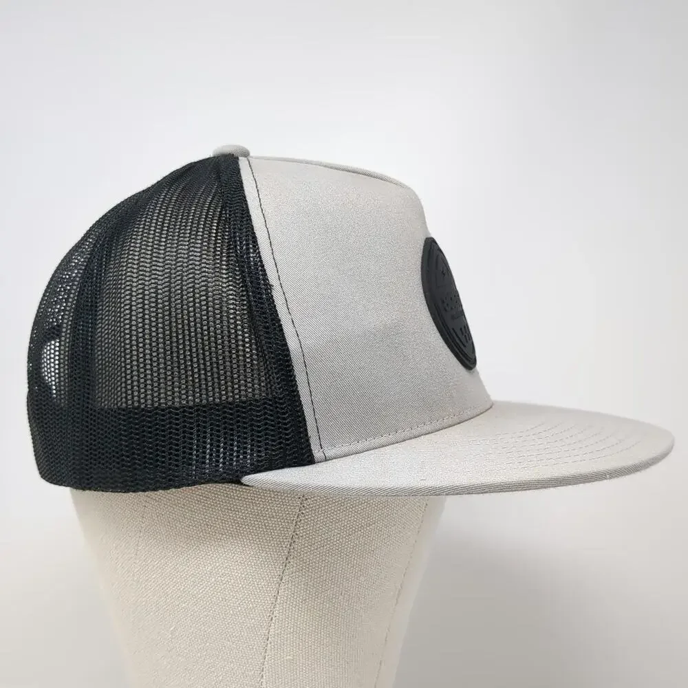 80Eighty Trucker Hat Beige Black One Size Snapback Mesh Innovating Dreams Patch